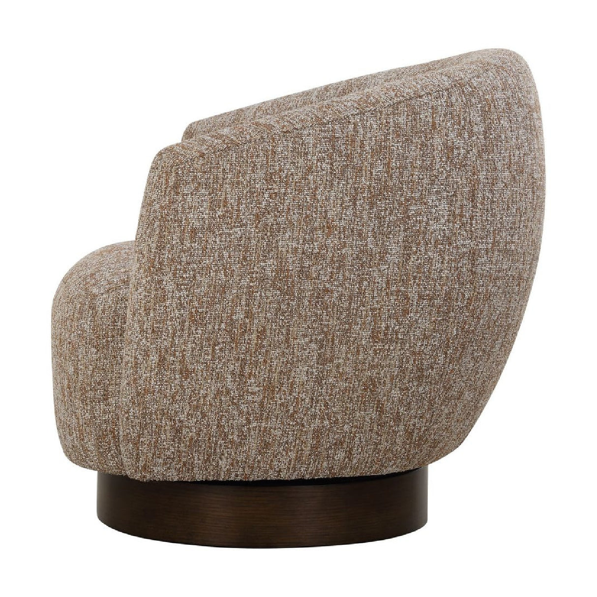   Brown Barrel Swivel Chair | Oroa.com