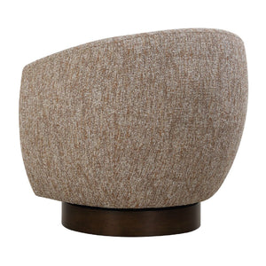   Brown Barrel Swivel Chair | Oroa.com