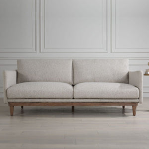   Beige Boucle Sofa | Oroa.com