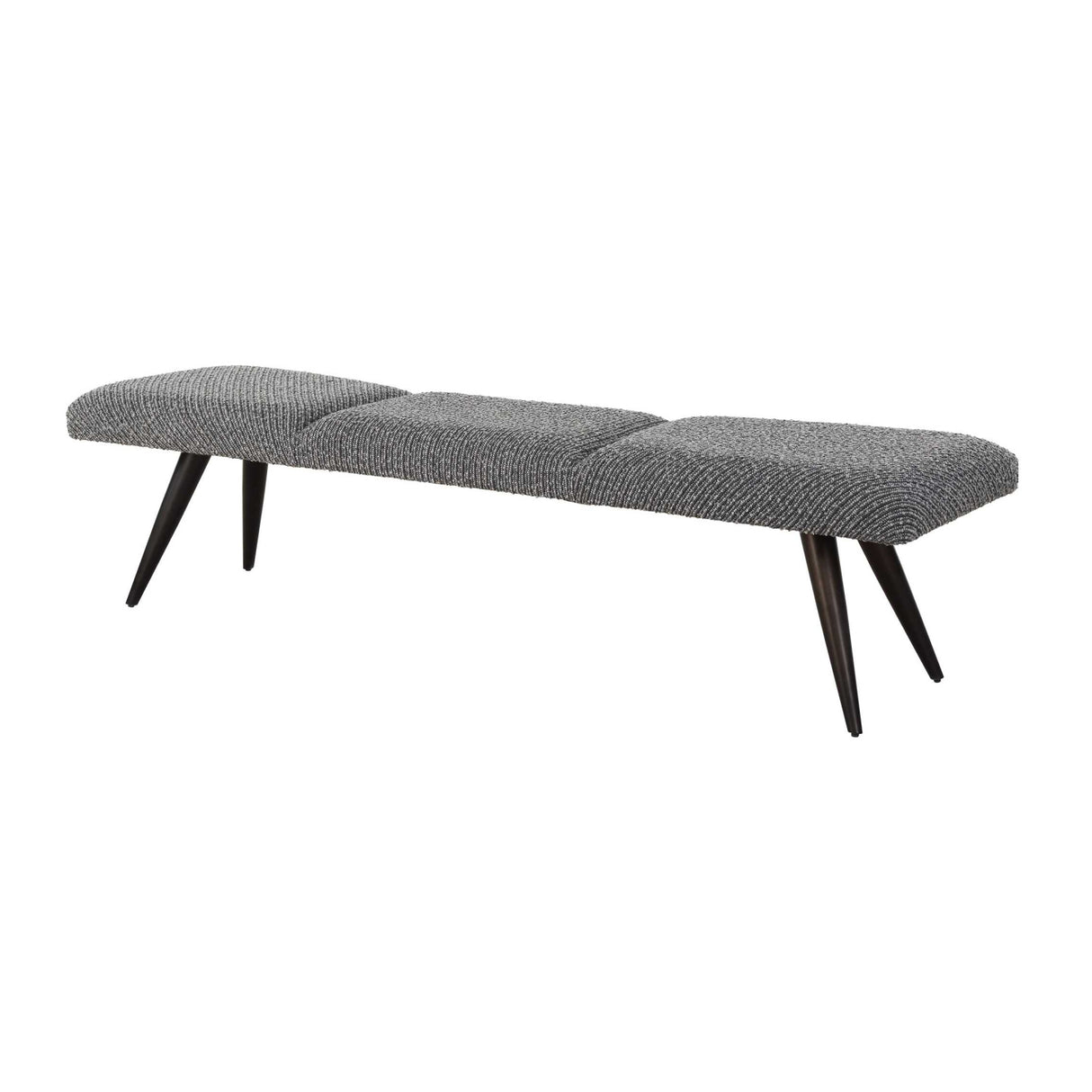   Gray Boucle Bench | Oroa.com