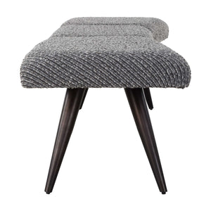   Gray Boucle Bench | Oroa.com