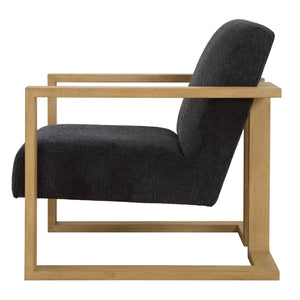   Blue Chenille Accent Chair | Oroa.com