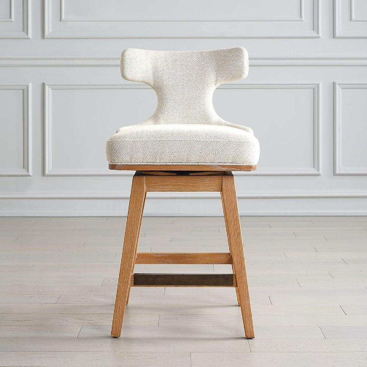   White Swivel Counter Stool | Oroa.com