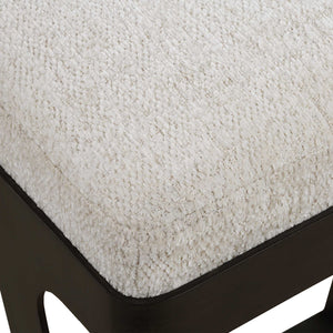   White Boucle Seat Counter Stool | Oroa.com