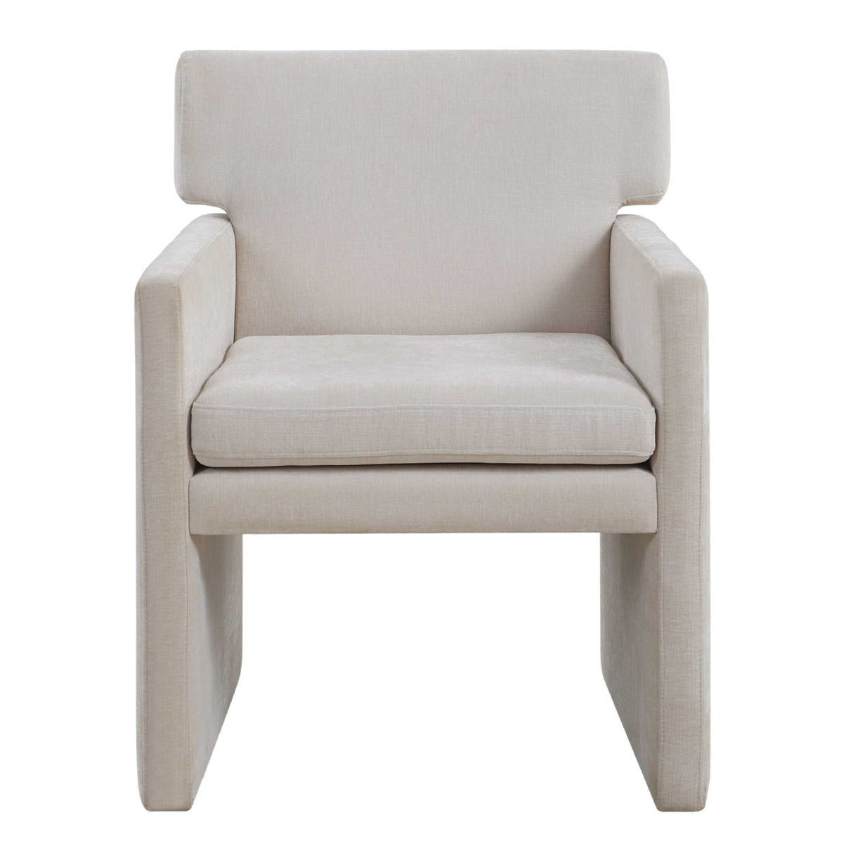  White Velvet Dining Chair | Oroa.com
