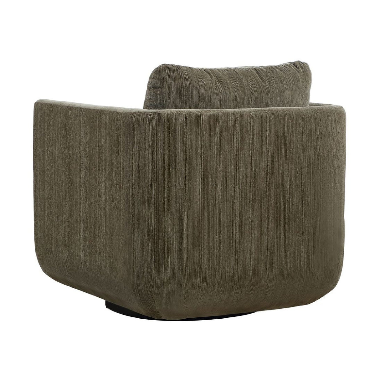   Chenille Rounded Swivel Chair | Oroa.com