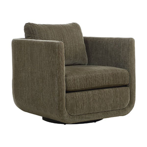   Chenille Rounded Swivel Chair | Oroa.com