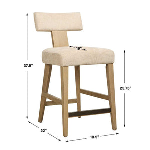   T-Shaped Back Counter Stool | Oroa.com