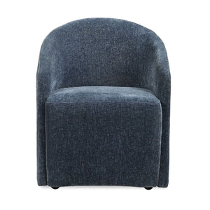   Velvet Dining Chair with Casters | Oroa.com