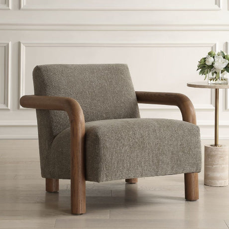   Green Chenille Accent Chair | Oroa.com