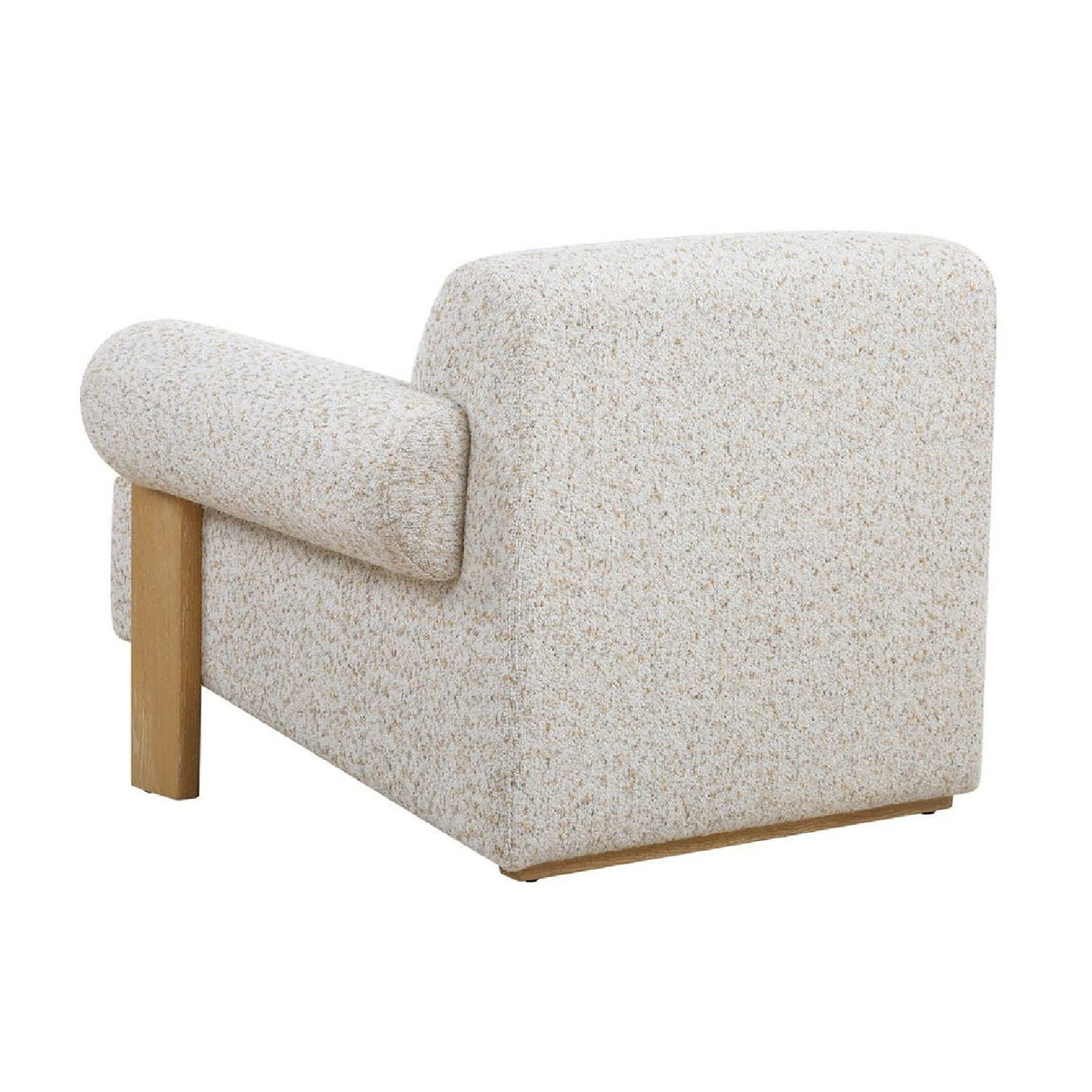   Boucle Rolled-Arm Accent Chair | Oroa.com