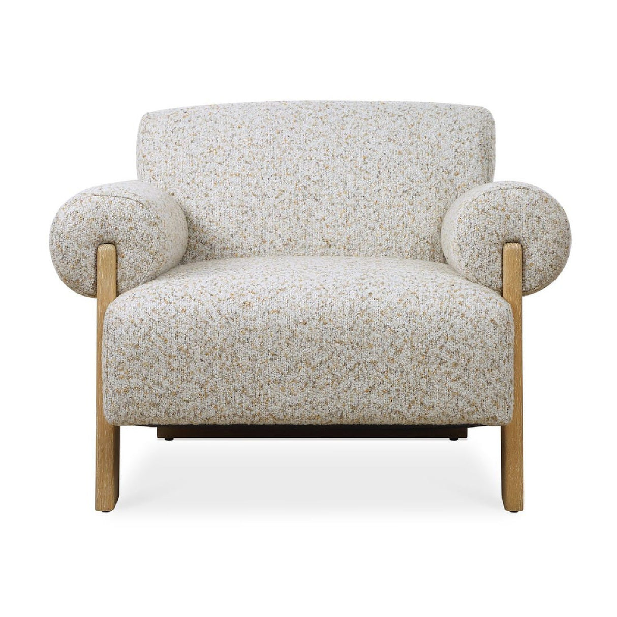   Boucle Rolled-Arm Accent Chair | Oroa.com