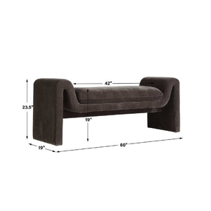   Black Velvet Bench | Oroa.com
