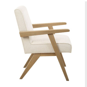   Oak Framed Padded Dining Chair | Oroa.com