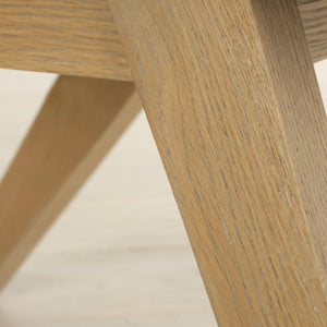   Oak Framed Padded Dining Chair | Oroa.com