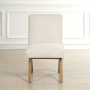   Oak Framed Padded Dining Chair | Oroa.com