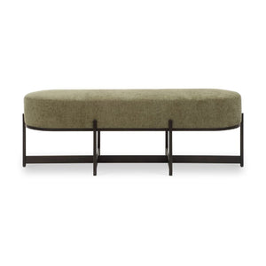   Green Upholstered Bench | Oroa.com