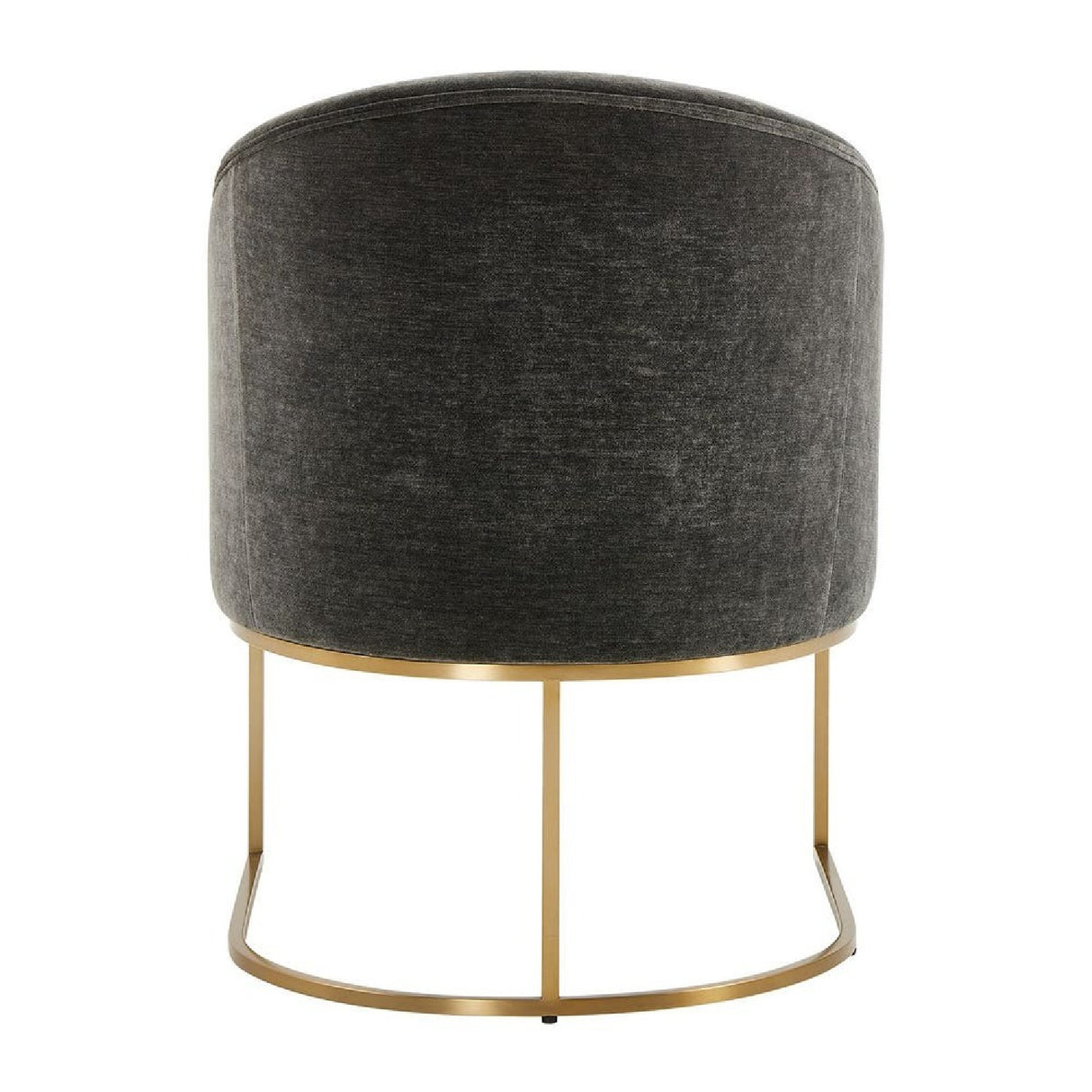   Black Velvet Cantilevered Dining Chair | Oroa.com