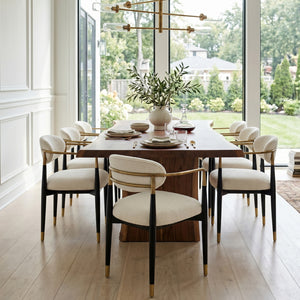   White Velvet Dining Chair | Oroa.com