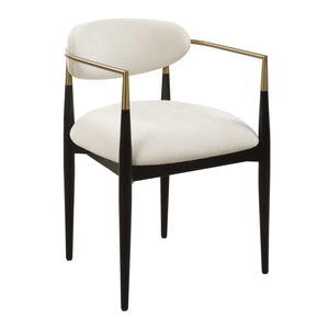  White Velvet Dining Chair | Oroa.com
