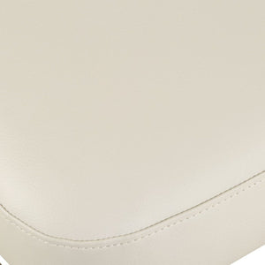   Cream Leather Inspired Counter Stool | Oroa.com