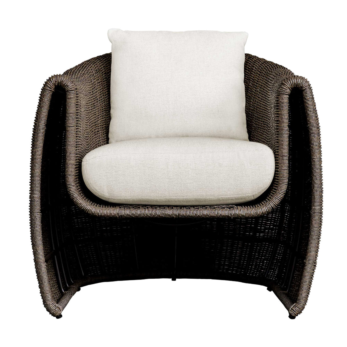   Woven Wicker Outdoor Lounge Chair | Oroa.com