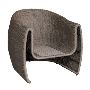   Woven Wicker Outdoor Lounge Chair | Oroa.com