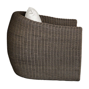  Woven Wicker Outdoor Lounge Chair | Oroa.com
