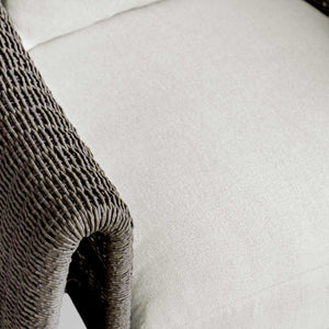   Woven Wicker Outdoor Lounge Chair | Oroa.com