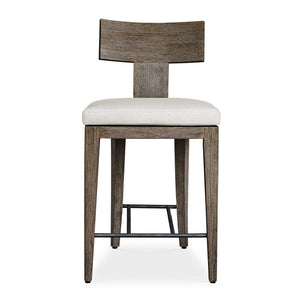  Mahogany T-Shaped Outdoor Counter Stool | Oroa.com