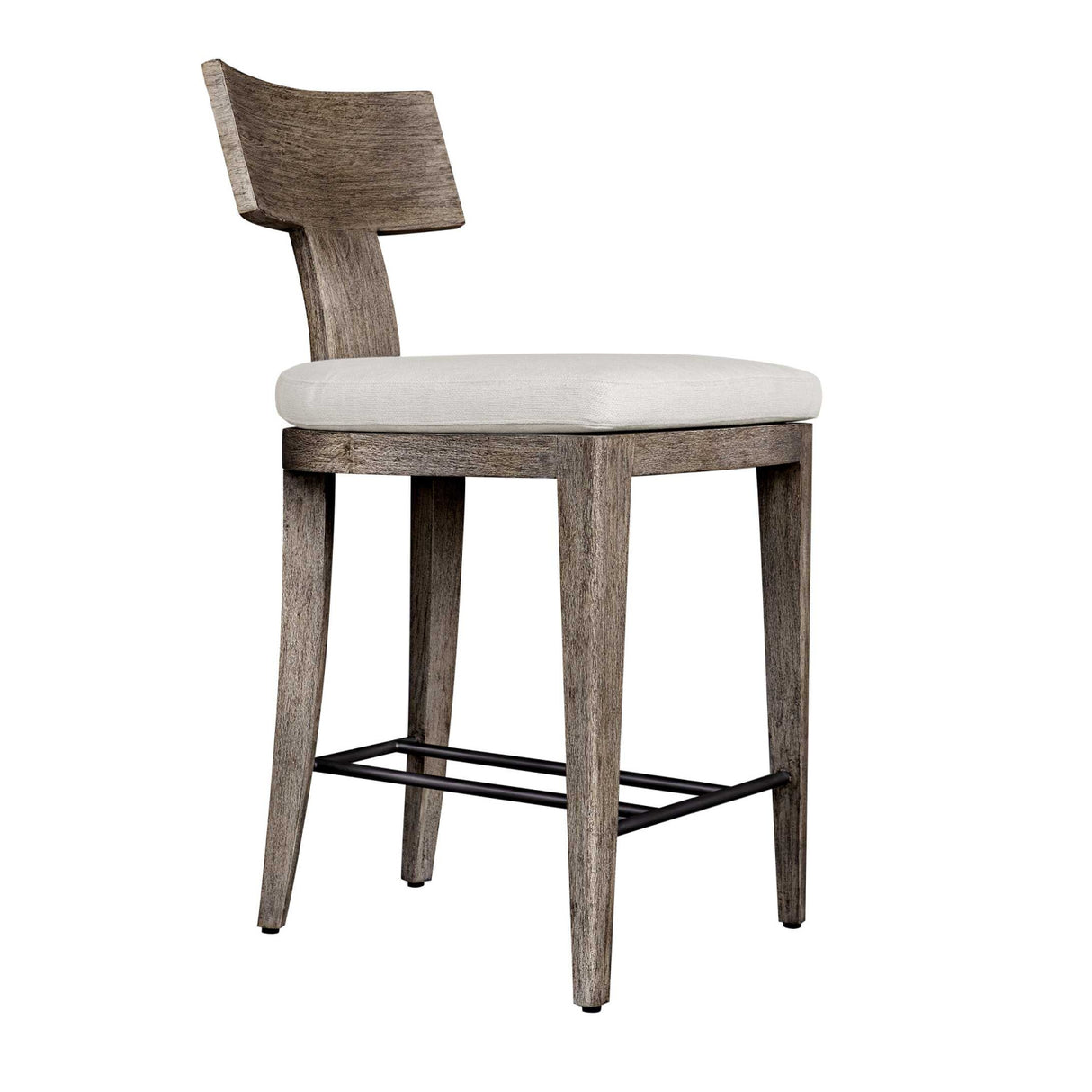   Mahogany T-Shaped Outdoor Counter Stool | Oroa.com