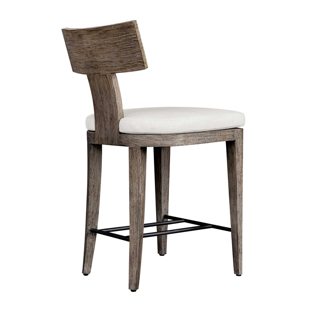   Mahogany T-Shaped Outdoor Counter Stool | Oroa.com