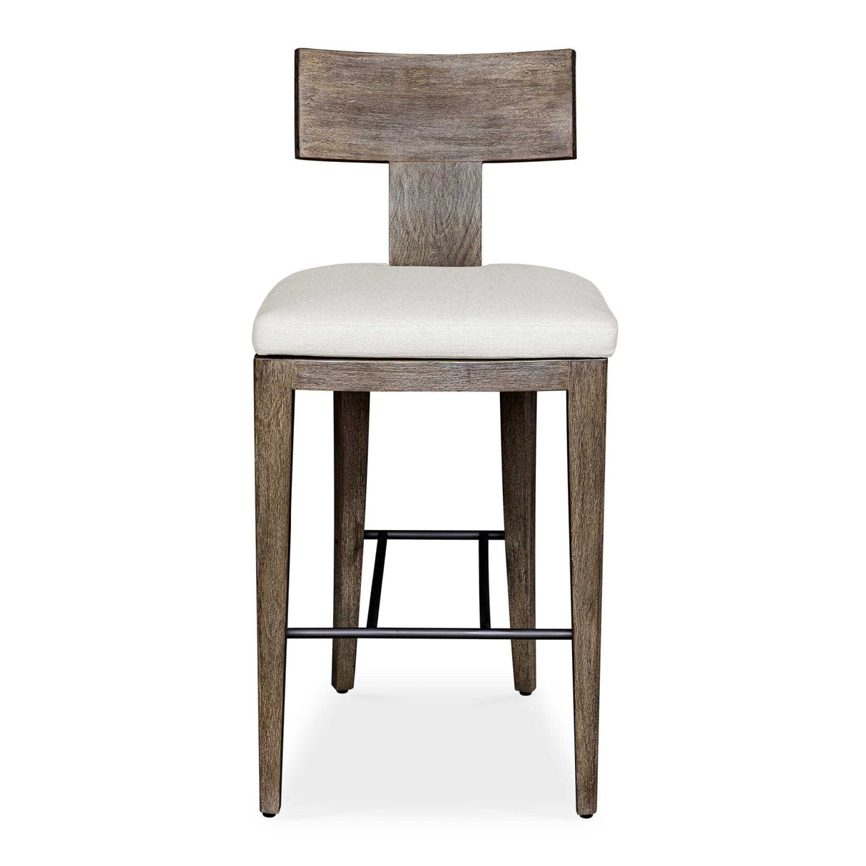   Mahogany T-Shaped Outdoor Bar Stool | Oroa.com