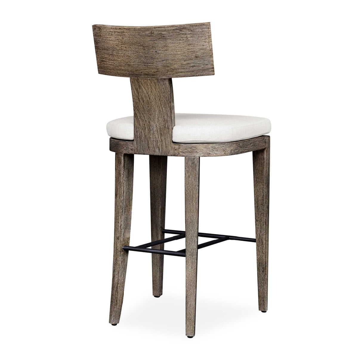   Mahogany T-Shaped Outdoor Bar Stool | Oroa.com