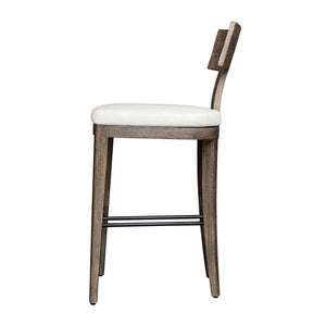   Mahogany T-Shaped Outdoor Bar Stool | Oroa.com