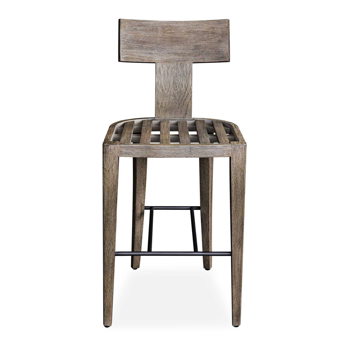   Mahogany T-Shaped Outdoor Bar Stool | Oroa.com