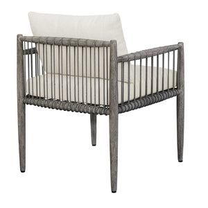   Gray Mahogany Outdoor Dining Chair | Oroa.com