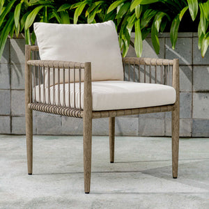   Gray Mahogany Outdoor Dining Chair | Oroa.com