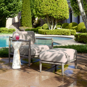   Gray Mahogany Outdoor Lounge Chair | Oroa.com