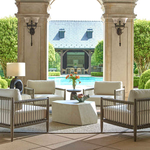   Gray Mahogany Outdoor Lounge Chair | Oroa.com