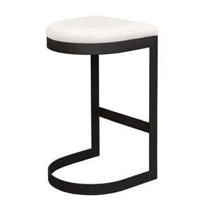   Black Cantilevered Outdoor Bar Stool | Oroa.com