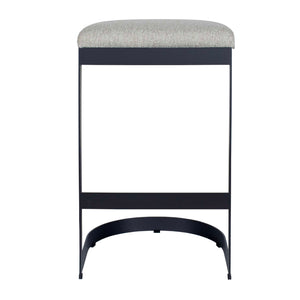   Black Cantilevered Outdoor Bar Stool | Oroa.com