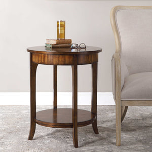   Rustic Primavera Veneer Lamp Table | Oroa.com