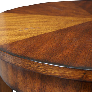   Rustic Primavera Veneer Lamp Table | Oroa.com