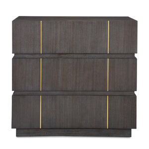   Dark Acacia 3-Drawer Chest | Oroa.com