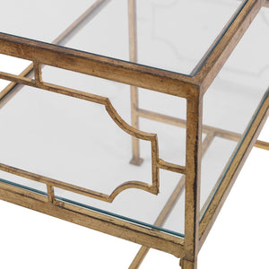   Gold Framed Side Table | Oroa.com