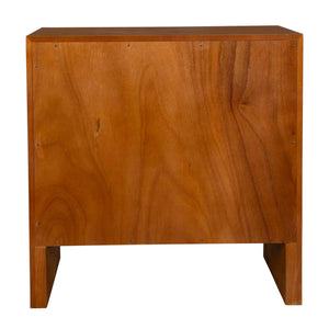   2-Drawer Burl Accent Chest | Oroa.com