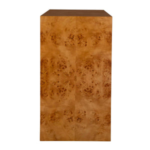  2-Drawer Burl Accent Chest | Oroa.com