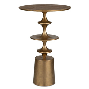   Antique Brass Accent Table | Oroa.com