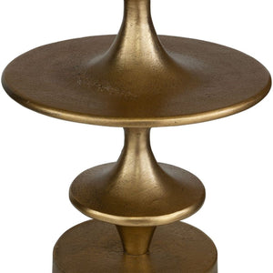   Antique Brass Accent Table | Oroa.com